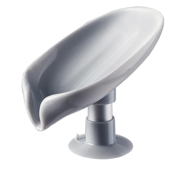 Super Suction Cup Soap Dish with Drain Water for Bathroom Soap Holder Kithcen Sponge Holder Soap Container Bathroom Supplies
