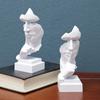 Mask Gesture Ornament, Finger Lip Sculpture, Secret-Keeping Home Decor, Office Desk Sculpture Gift, Living Room Decoration