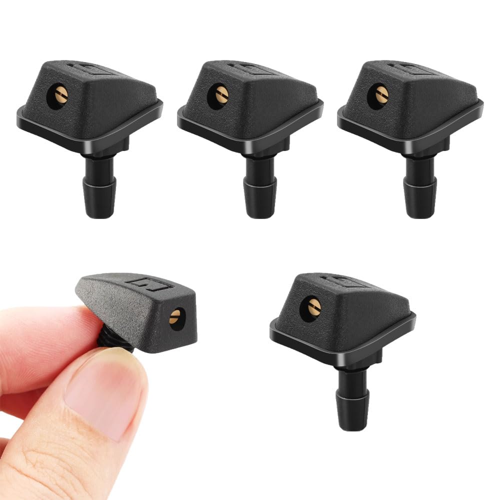 

Форсунка стеклоомывателя автомобиля 4 шт. Сменная вращающаяся форсунка Веерная форсунка Универсальная