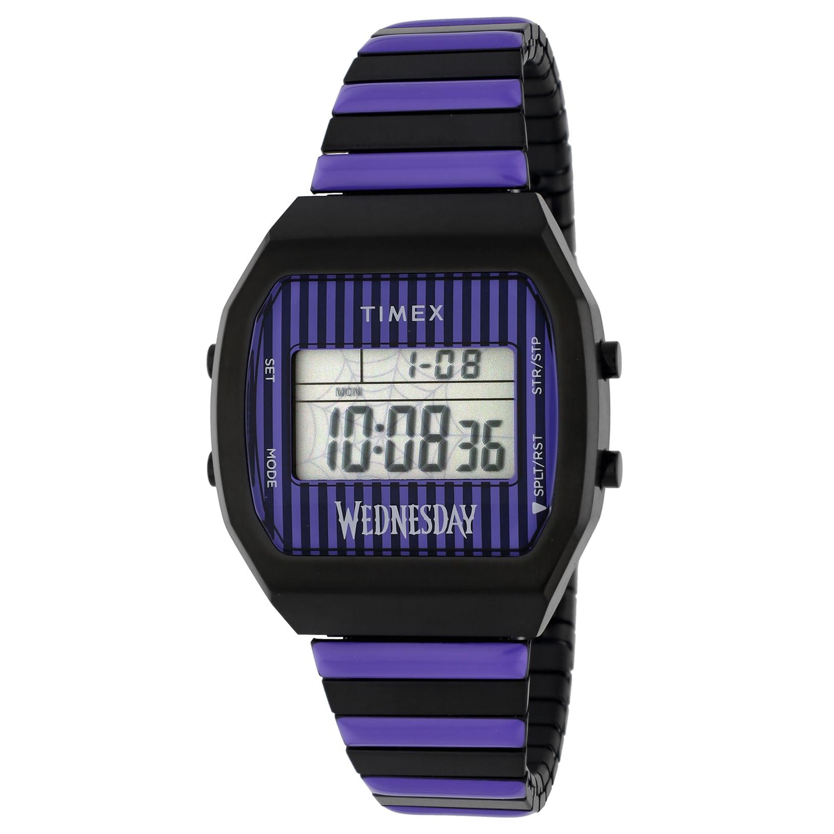 Лабораторные часы Цифровые Водонепроницаемые 30M Минеральное стекло Цифровой циферблат TW2Y19500 Унисекс [TIMEX] [Оригинальные]