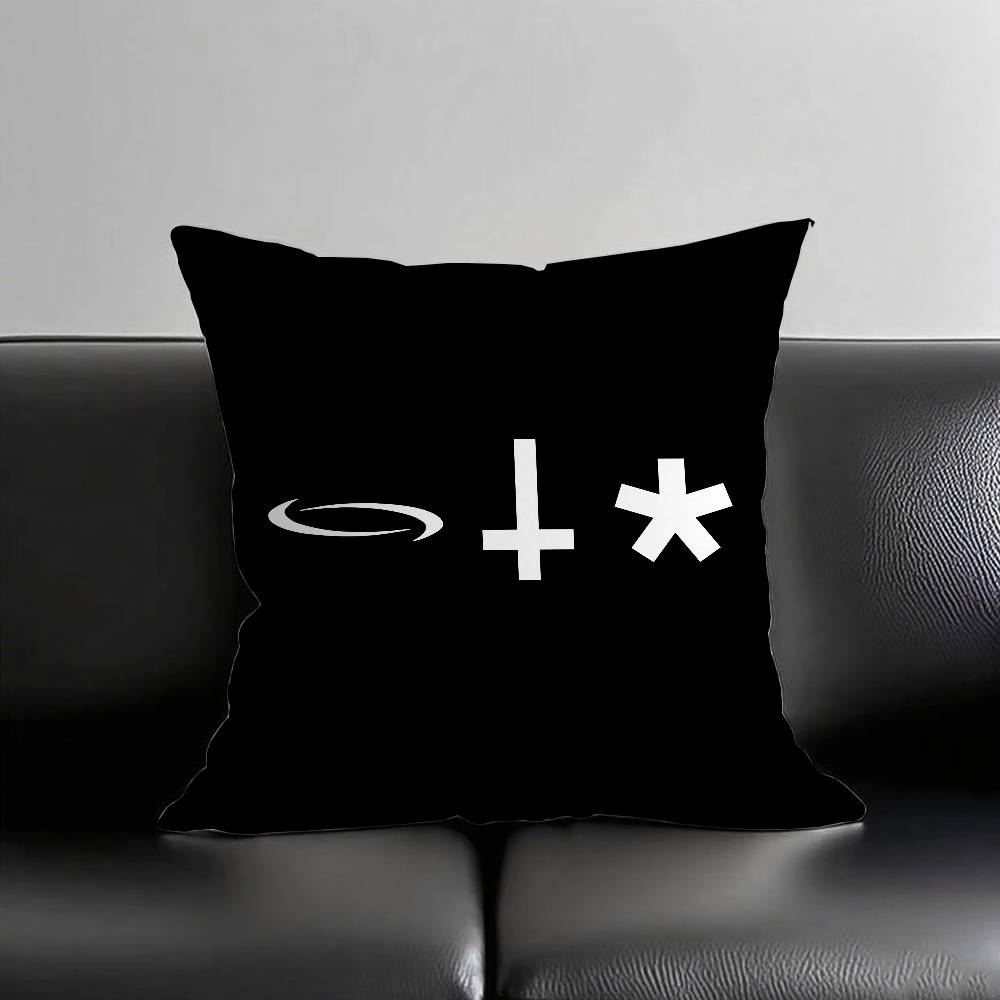 O-Opium Rap Playboi Carti Pillow Case Pillow Cover Nordic Vintage Style Cushion Covers Home Living Room Sofa Couch Seat Decor