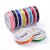 Hilo de Cristal Elástico, Cordones para Abalorios de Joyería, Para Hacer Pulseras Elásticas, Color Mixto, 0.7 mm, aproximadamente 16,4 yardas(15m)/tirar