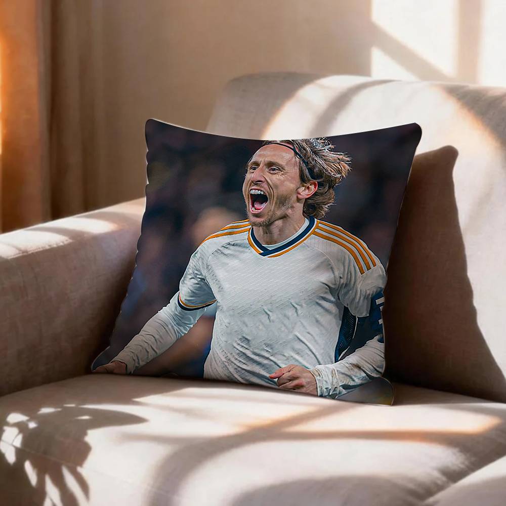 Legendary Midfielder Luka MModric  Pillow Case Pattern Printed Pillowcase For Living Room Sofa Cushion Cover