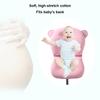 Newborn Bathtub Mat Anti Slip Newborn Baby Bath Cushion Seat Portable Provides Comfort and Support for Baby 0-12 Months