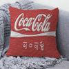 C-Cocas C-cola Vintage Logo Cushion Cover Polyester Sofa Cushions Decorative Throw Pillows Home Decoration Pillowcover