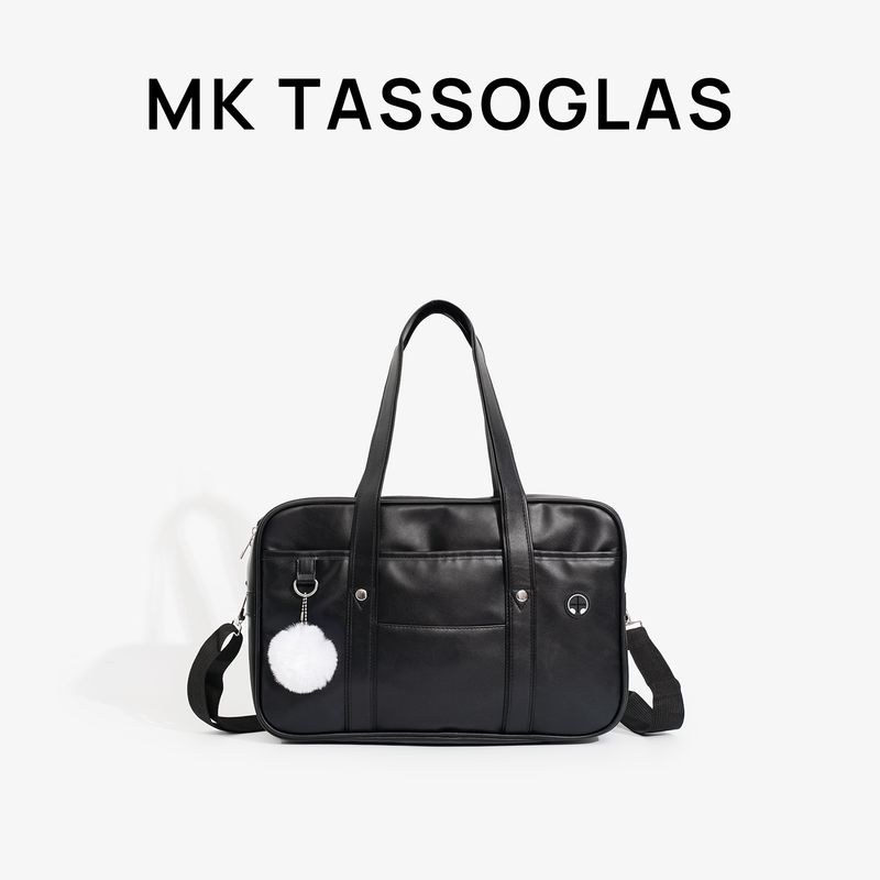 

Япония Mk Tassoglas Ортодоксальная сумка-униформа Повседневная JK На плечо Портативная Преппи Школьная сумка с чувством Black