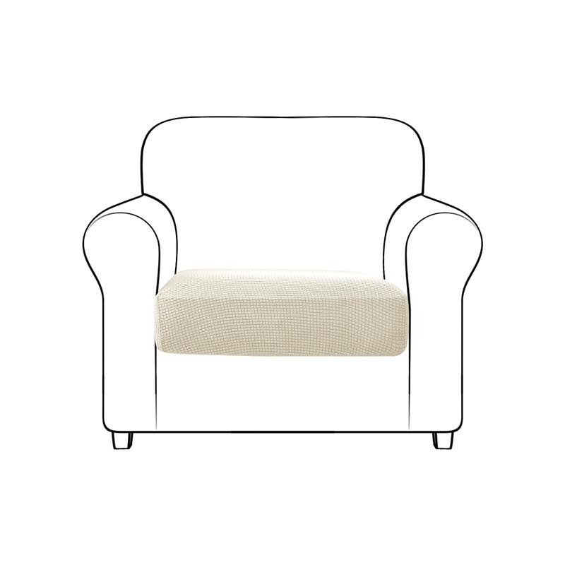 1/2/3/4 Seat Jacquard Sofa Seat Cushion Cover Couch Covers L Shape Sectional Elastic Jacquard Sofa Cover Stretch Slipcovers