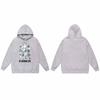 Mens Oversized Hooded Sweatshirt With Ape Head Print Heavyweight Cotton Long Sleeve Pullover Daily Wear