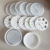 Round Silicone Mold For DIY LED Candle Holders Sturdy And Easy To Demold For Creative Homes Decors Projects