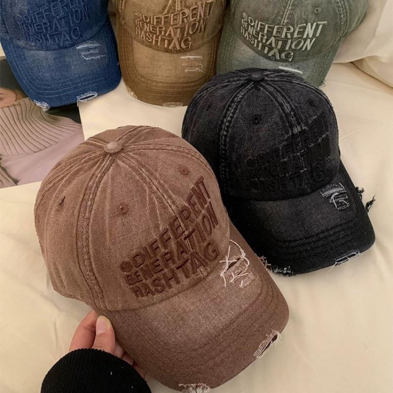 Cotton Embroidered Baseball Cap With Adjustable Fit For Casual Outdoor Wear