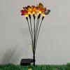 Schwankendes Schmetterlingslicht, LED-Gartenlampe, wasserdicht, automatische Aufladung, solarbetrieben, Landschaftslicht, Hof, Terrasse, Weg, Dekoration