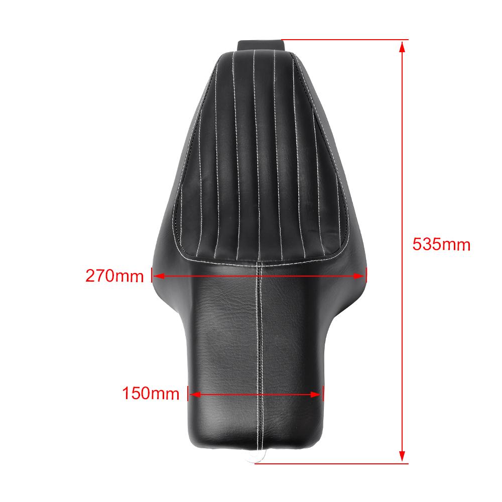 Motorcycle Leather Two Up Driver Front Rear Passenger Seat For Harley Sportster XL Iron 883 1200 48 Forty-eight 2004-2016