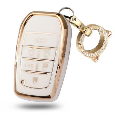 Toyota Smart Key Hülle, Schlüsselhülle, Schlüsselanhänger, Kompatibel mit Toyota Harrier Serie 80,