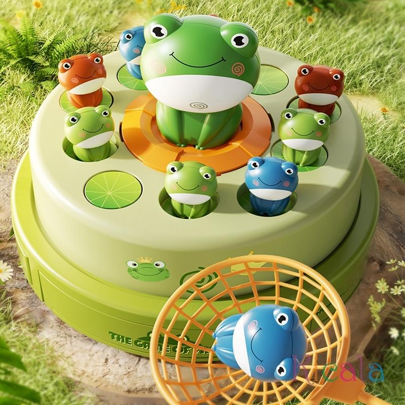 Children's Toy Release: Frog Animation, Flying Frog Catching Fun Toy, Sensory Interaction, 1-2 Player Game, Educational Toy