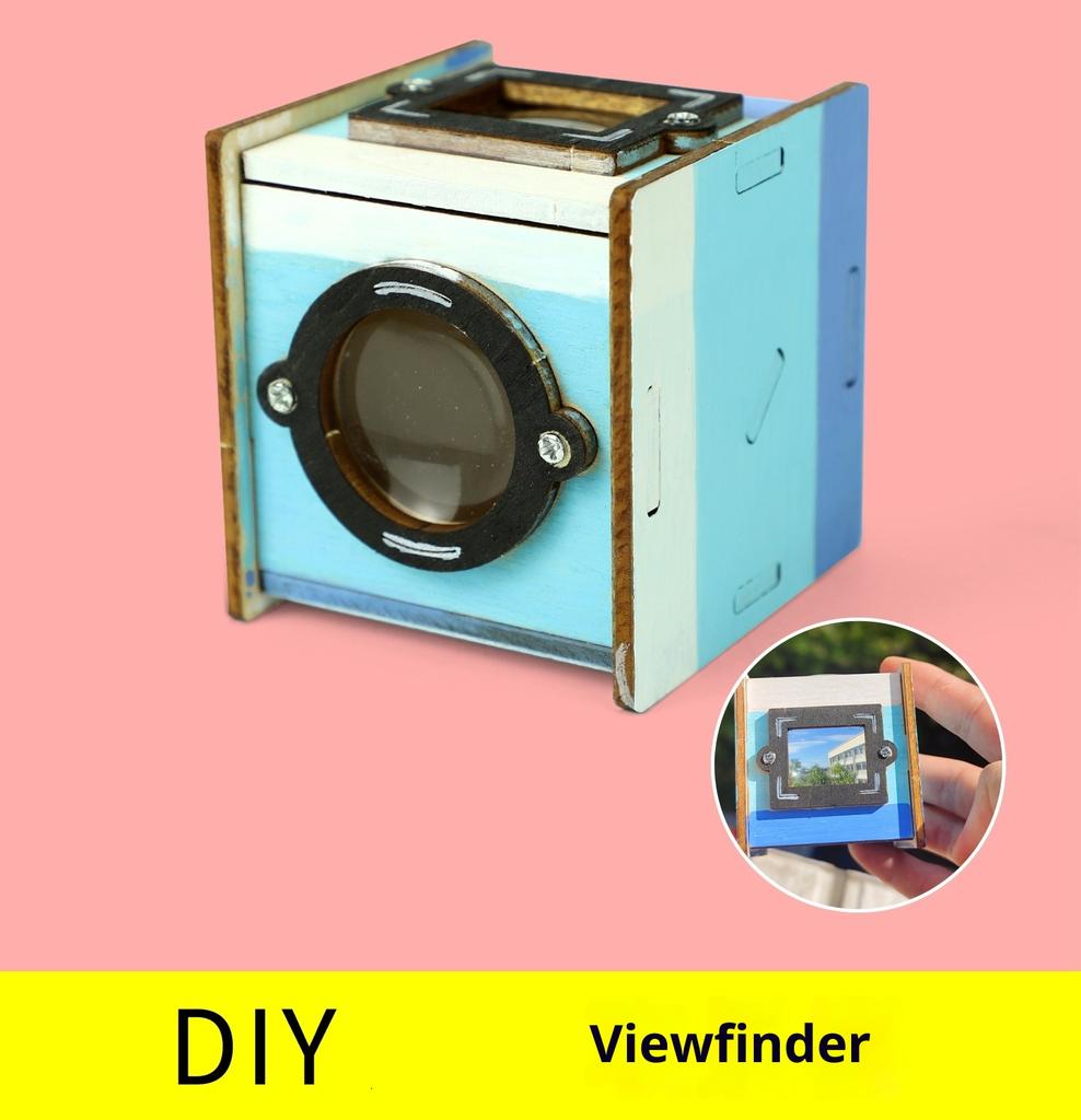 Diy Viewfinder Kit Stem Physics Experiment Montessori Educational Optical Puzzle Toys Parent-Child Interactive Kids Science Gift