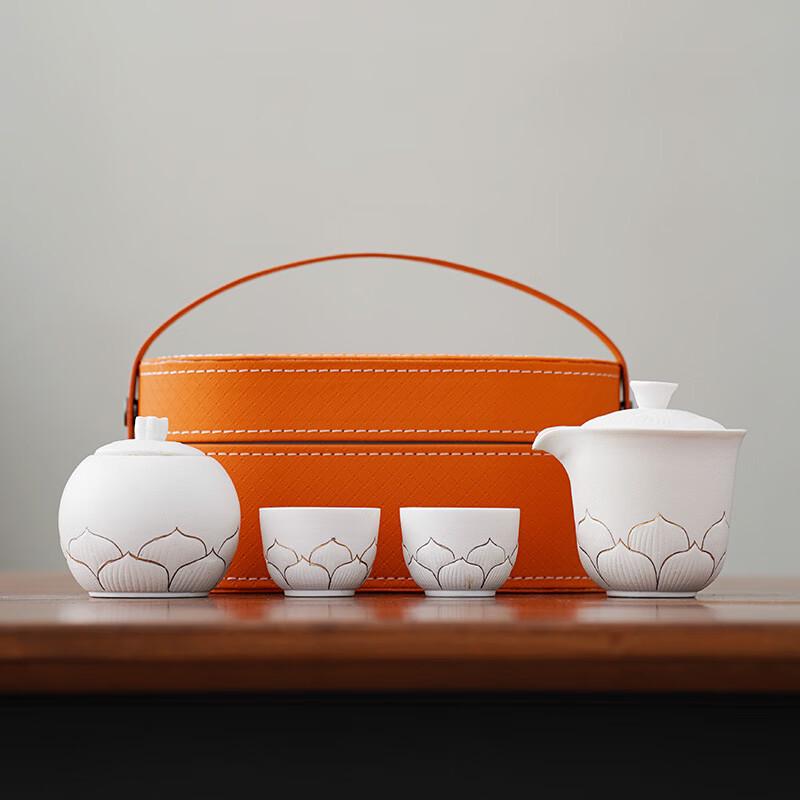 Portable Lotus Travel Tea Set