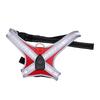 LED Illuminated Dog Harness Light Up Vest for Pet Dog Night Walking USB Rechargeable Adjustable Lightweight Red