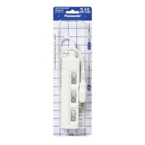 Panasonic The Tap Switch Series E 3 Mouths with Snap Cap and 1.5m Cord White WHS26235WP