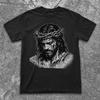 Jesus Vintage Grafik T-Shirt Retro 90er Christus Kreuzigung Shirt Jesus ist König Unisex T-Shirt