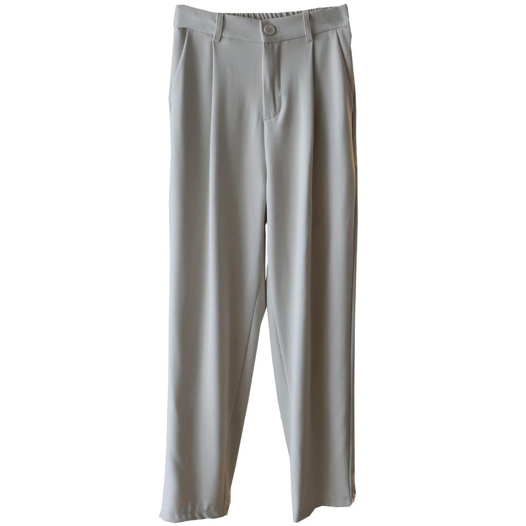 2025 Frühling Damen Petite Lange Haremshose - Elastischer Bund hinten, Vielseitiger Anzugstil 3179