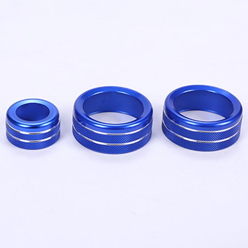 Car Central Control Knob Trim For Toyota GR Supra MK5 A90 2019-2022 Aluminum alloy Air Conditioner Volume Knob Ring accessories