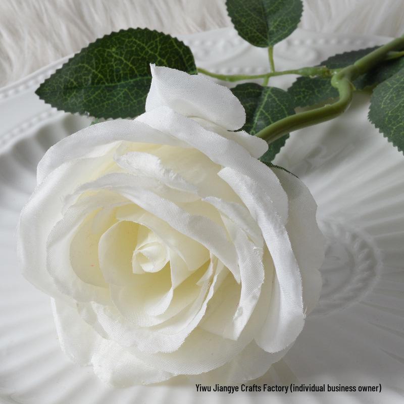 Large Flannel Rose Silk Bouquet for Wedding and Valentine's Day Home Decor