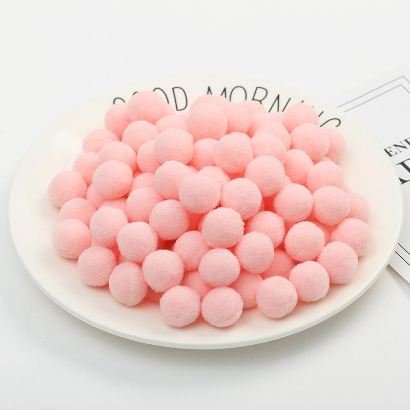 In Stock: High Elasticity Fluffy Polyester Hairball for DIY Handmade Clothing Accessories