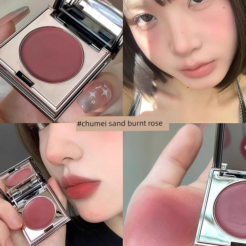 Water-Gloss Blush Cream, Eyeshadow, Lipstick, Moisturizing, Non-Drying, Versatile, Enhances Complexion, Long-Lasting, Non-Fading