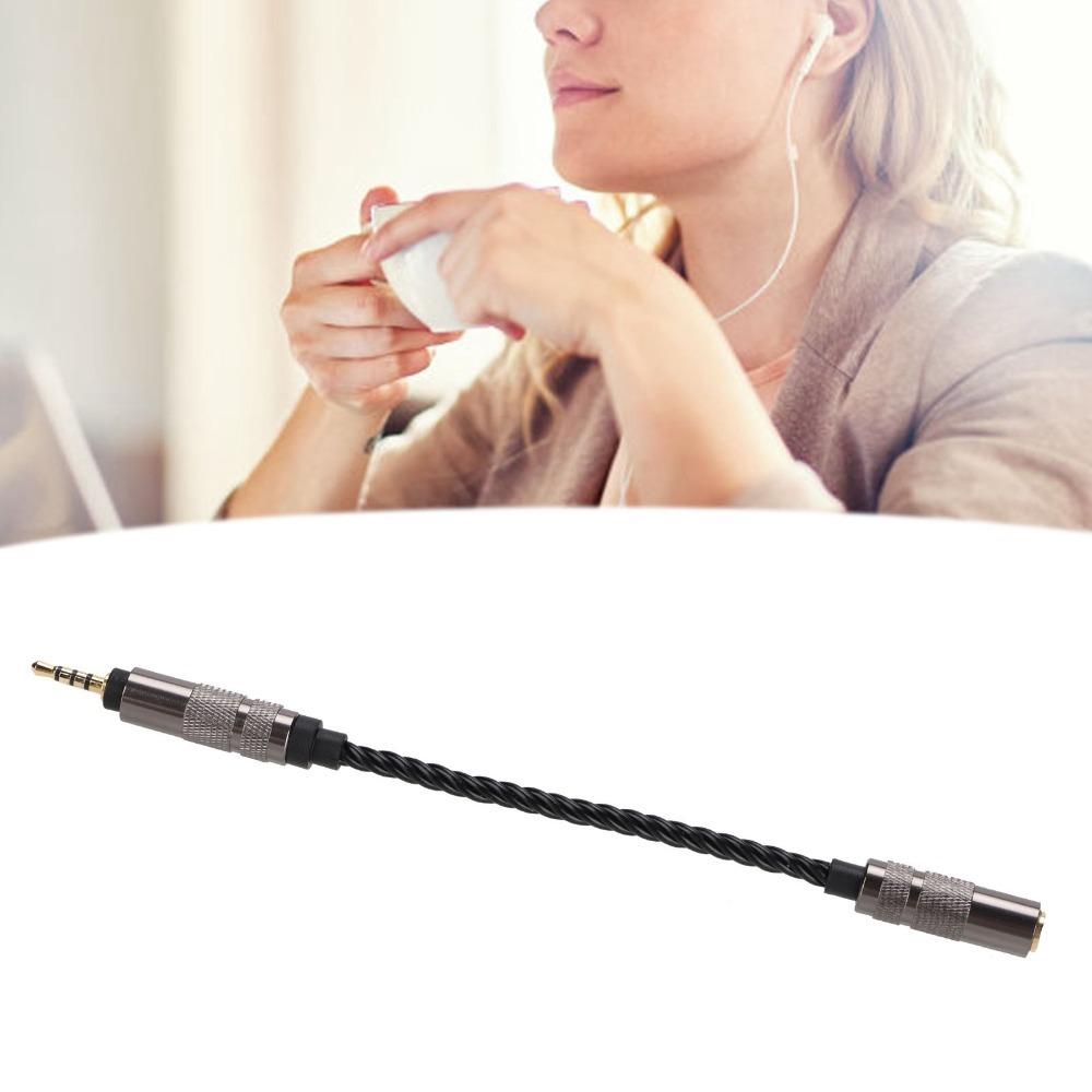 High Stereo Audio 2.5mm Balanced Male To 3.5mm Stereo Female  Sound Enhancement