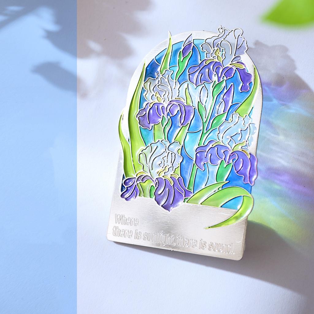 Metal Hollow Bookmark Floral Design Reading Page Marker For Students Teacher Gift Graduation Stationery Refrigerator Magnet Deco