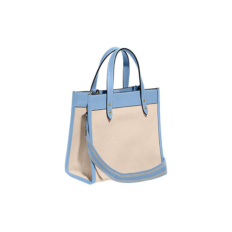 COACH Field Fabric With Cow Leather Tote Bag, Shopping Bag, Handbag, Shoulder Bag, Crossbody Bag Small Women's CH740-B4VPK