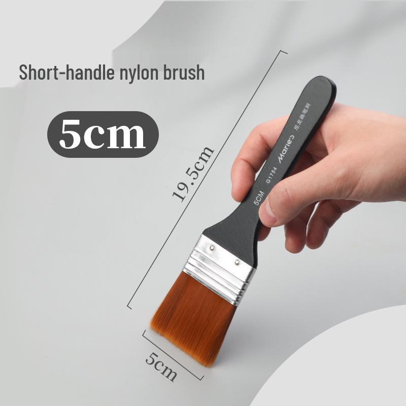 Mali G1754 Nylon Paint Brush Set for Gouache, Acrylic, Oil and Wall Art