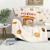 Flannel warm comfort  soft Picture plush Breads Thief blanket for sofa living room office bedroom travel book gift