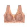 Open the Buckle Before the Explosion, Gather Large Size Thin Bra, Sexy Lace Without Steel Ring, Beautiful Back Underwear