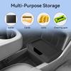 for Tesla Model Y Juniper Standard RWD 2026 2025 Center Console Lower Storage Box TPE Central Tray Organizer Accessories Tidying
