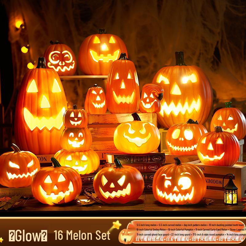 Large Luminous Pumpkin Lantern for Halloween Outdoor Theme Decorations