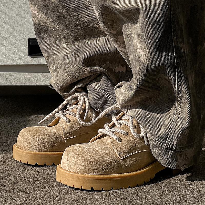 Fashion Trendy men's shoes Thick bottomed classic luxury design style Daily Fashion Party Outdoor casual adult shoes lace-up 38-46