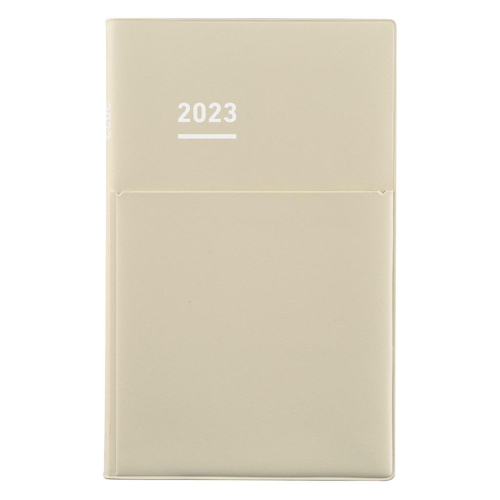 Kokuyo Jibun Techo Biz mini 2023 Spring Planner, April Start, B6, Light Beige, Ni-JBM1LS-234
