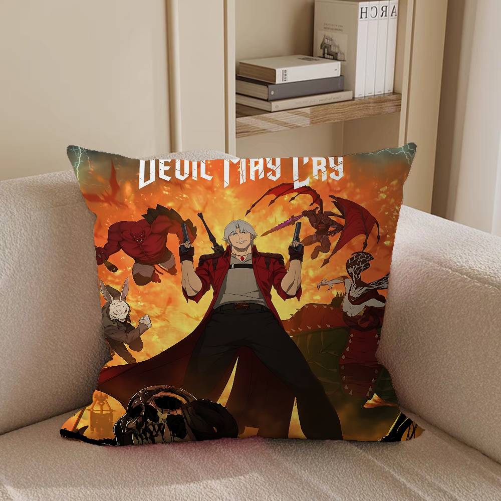 D-Devil May CryS Cushion Cover Decorative Pillow Sofa Home Decor Case Pillow Cases