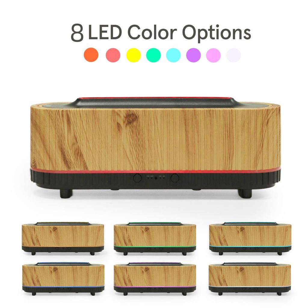 3D Flame Aromatherapy Humidifier for Home and Office - Low Noise, Ideal for Bedrooms and Desktops.
