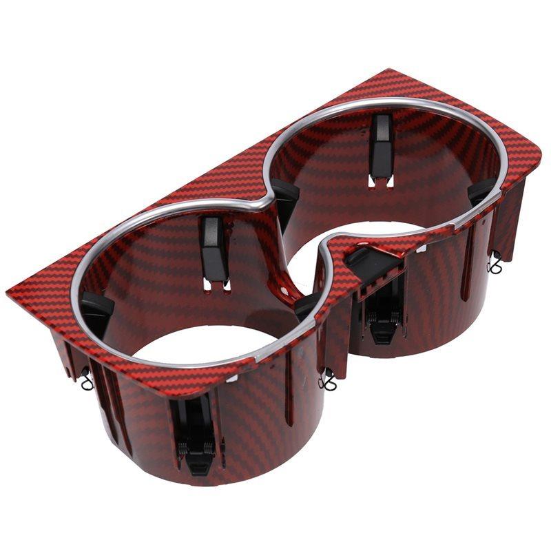 Car Center Console ert For Mercedes Benz S-Class W222 2018-  A2226830075 Drinks Cup Holder Red Carbon Fiber Red Carbon Fiber