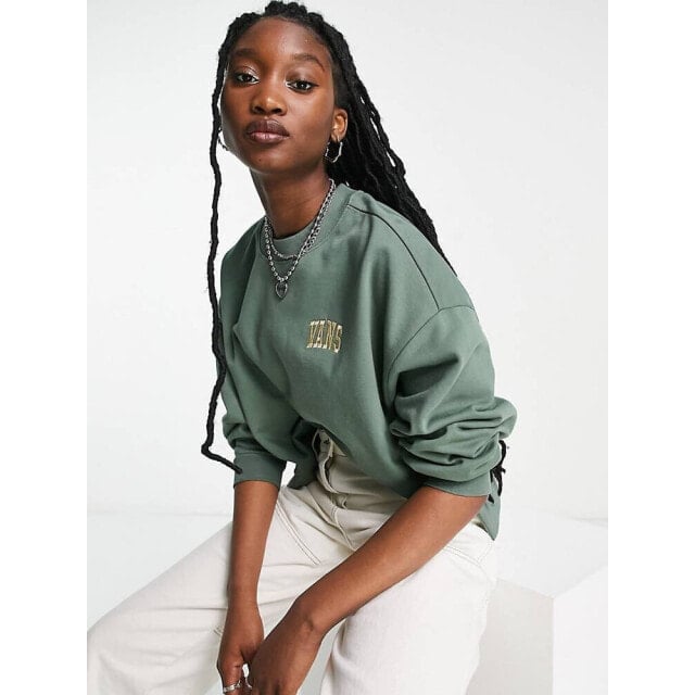 

Зеленая толстовка Vans Varsity