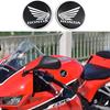 Chaojibao 2pcs New 3D Honda Sticker Logo Motorcycle Gas Tank Sticker Emblem Badge Decoration