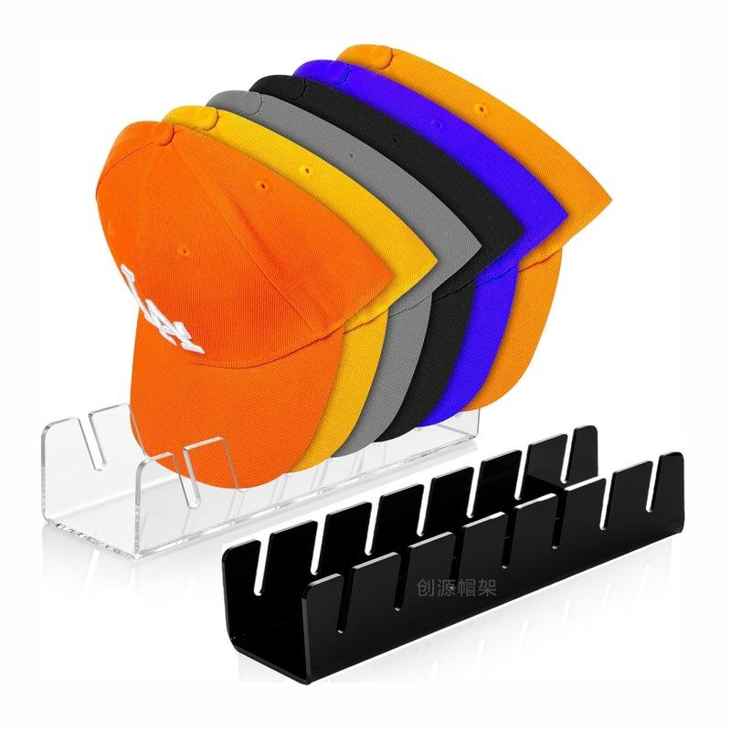 Hat Stand for Baseball Caps No Install Acrylic Hat Organizer for Baseball Caps Storage Organizer Hat Racks Hat Holder Display and Organization