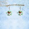 Frog Pendant Dangle Earrings 2D Acrylic Frog Pendant Earrings Cartoon