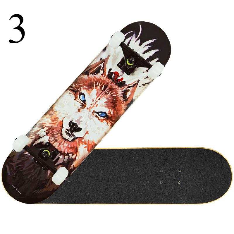 80*15cm Doppel Rocker Spider Longboard Cartoon Childern Skateboard Ahorn Bord Kind Skate Board Skateboarding Kinder Skateboard