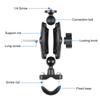PULUZ PU701B Motorrad-Fahrrad-Lenkerhalterung, Motorrad-Fahrrad-Kamera-Halterung, 1/4-Zoll-Schraube