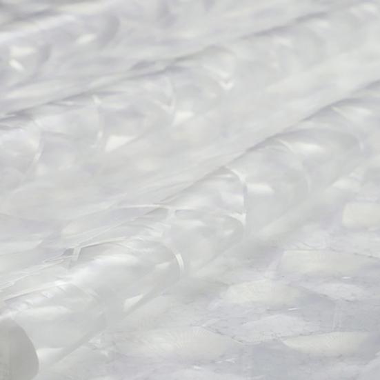 Cortina de Ducha Impermeable, Forro Grueso de EVA para Ducha, Cortina de Baño con Patrón de Guijarros 3D para Cabina de Ducha, Bañeras