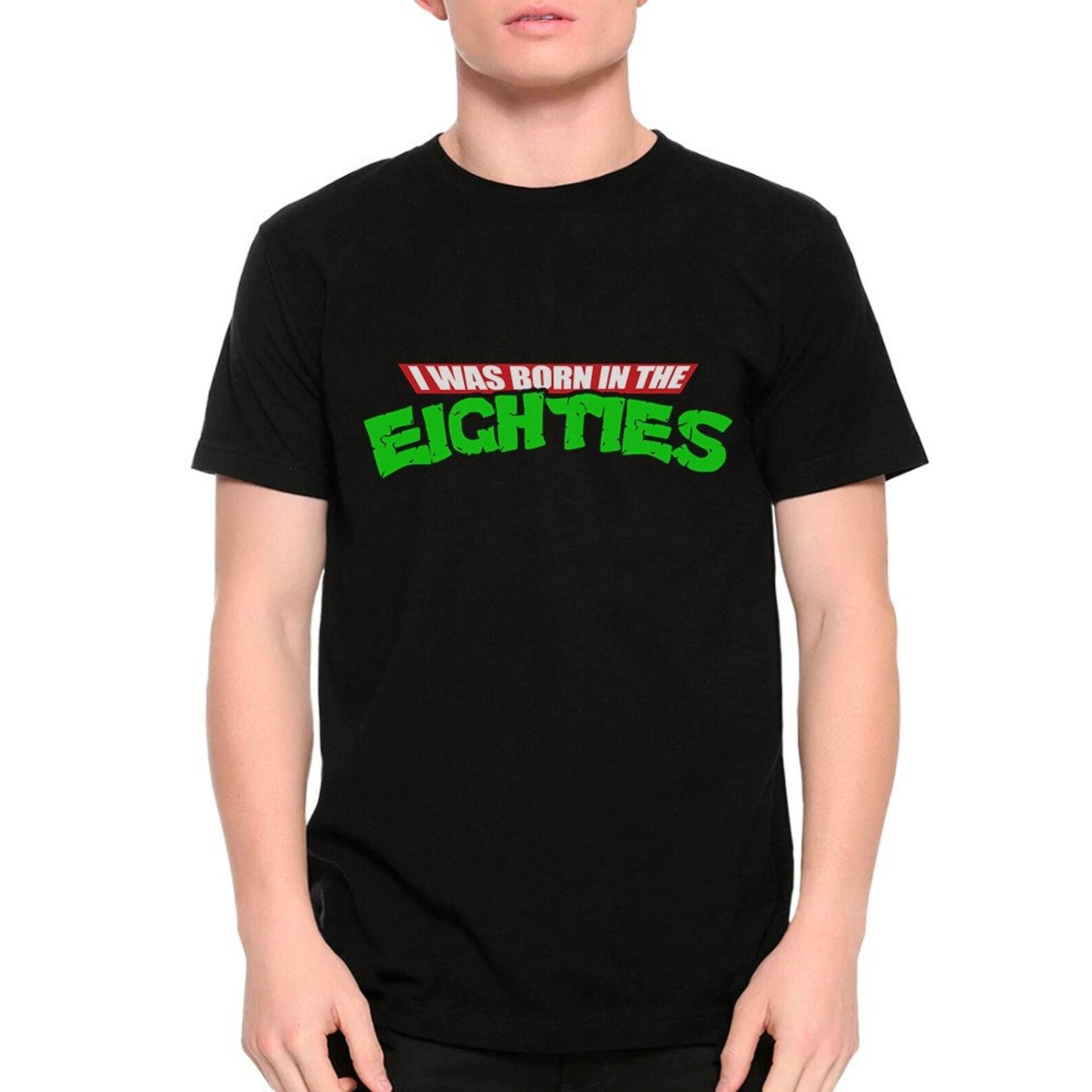 I Was Born In The Eighties T-Shirt, Men s Women s Sizes (met-201) L