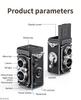 Retro Camera Dual Lens Design Infrared Night Vision Function Manual Joystick Operation HD Mini Camera Portable Nostalgic Camera